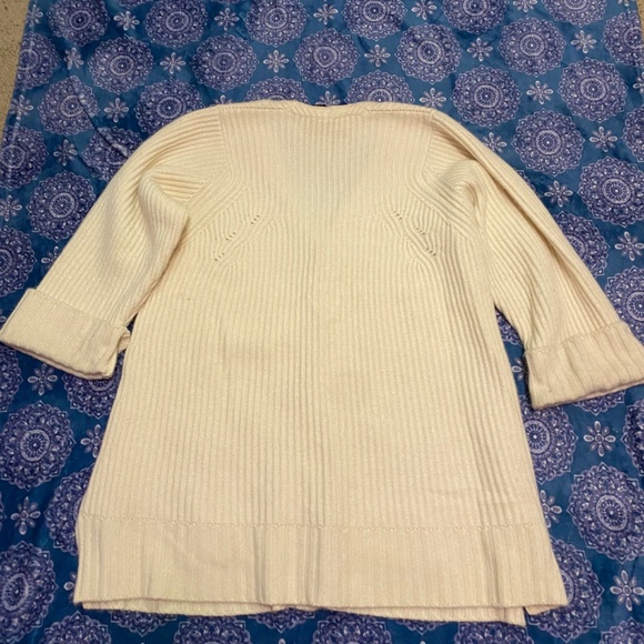 Vintage Donna Karan Multi-Ply 100% Cashmere Cardigan Sweater Oversize Medium - Picture 7 of 8